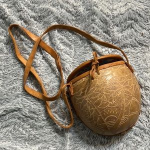 Leather strap custom made crossover